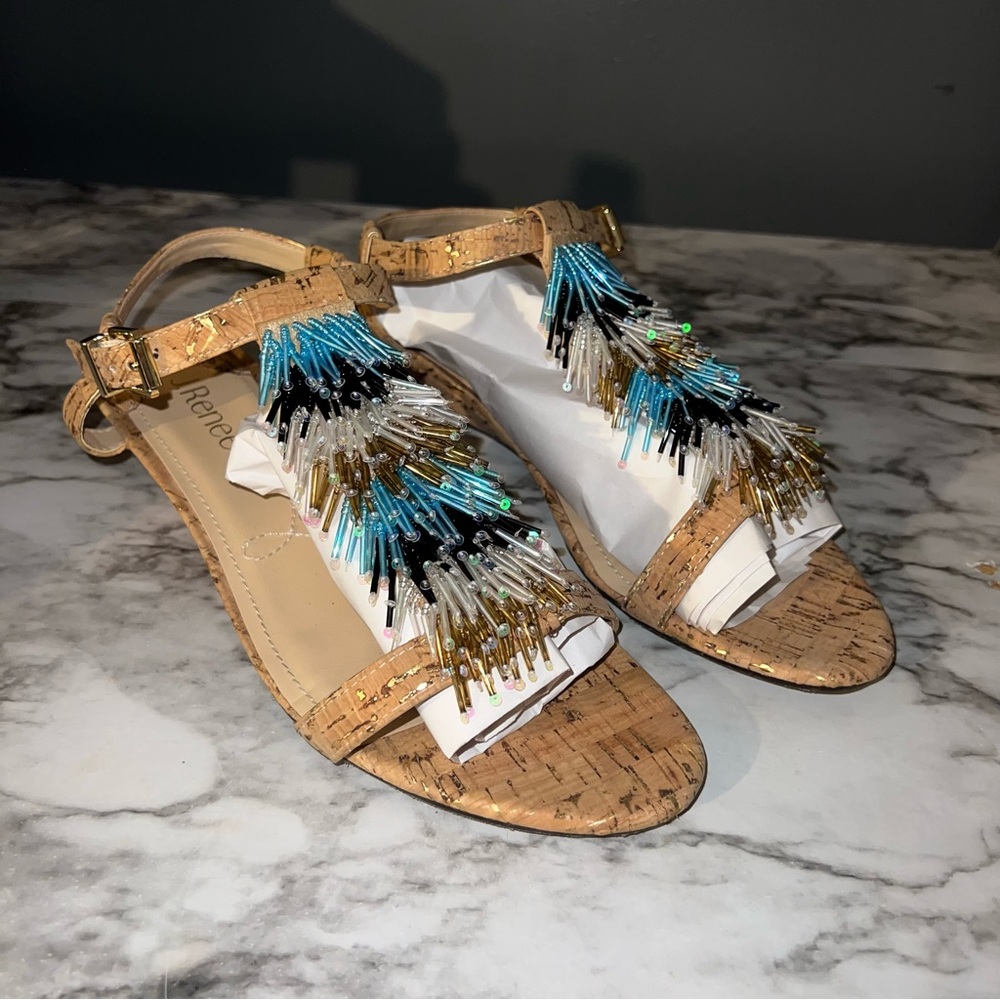 J. Renee beaded sandals